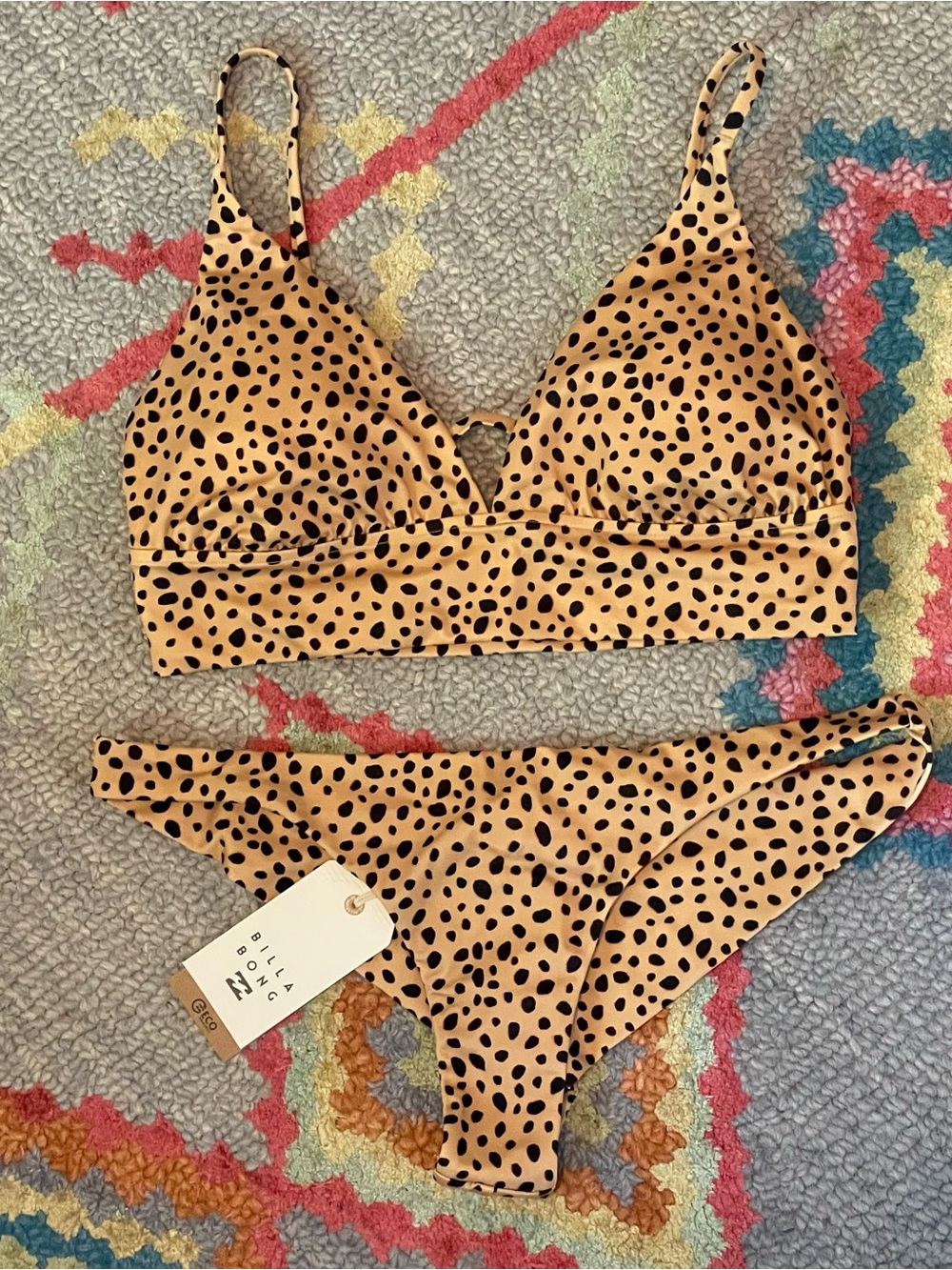 Billabong Leopard 🐆 Print Brazilian Bikini
NWT